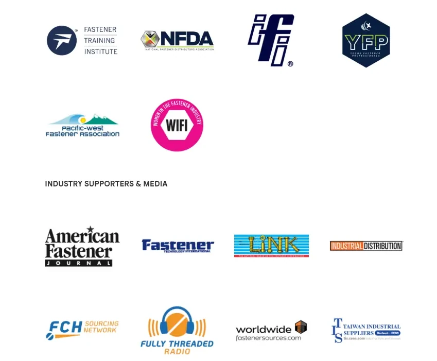IFE Official Fastener Associations and Supporters